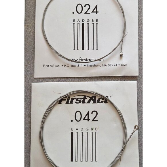 First Act Electric Guitar Strings Extra Light Gauge .011, .024, .032, .042 Only - Picture 5 of 5